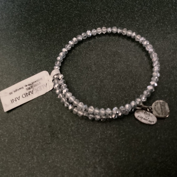 Alex and Ani Expandable Wire Bracelet Brilliance Wrap, Starlight, RS NWT - Picture 4 of 12